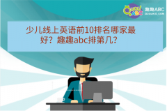 少兒線上英語前10排名哪家最好？趣趣abc排第幾？