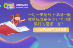 一對一英語線上課程一般收費(fèi)標(biāo)準(zhǔn)是多少？學(xué)習(xí)效果好的是哪一家？