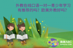 外教在線口語(yǔ)一對(duì)一青少年學(xué)習(xí)有推薦的嗎？歐美外教好嗎？