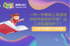 一對一外教網(wǎng)上英語培訓(xùn)如何鑒別好壞呢？這三點(diǎn)知道就好了！